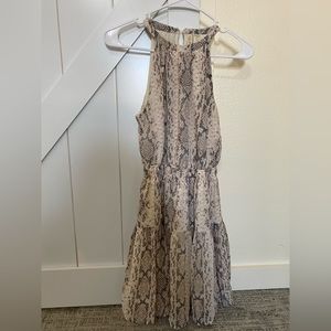 Small Japna Snakesin detail Sun Dress